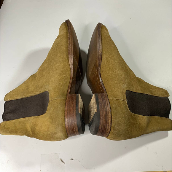 Saint Laurent Chelsea Wyatt Suede Boots Brown Women's 40 (US 9-9.5) - Picture 5 of 9